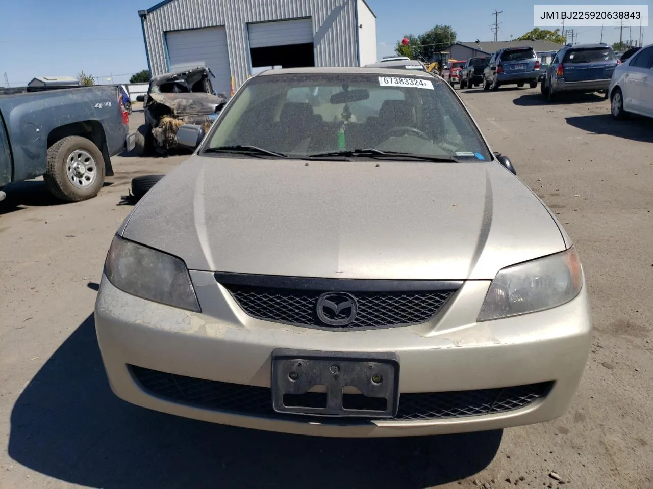 2002 Mazda Protege Dx VIN: JM1BJ225920638843 Lot: 67383324