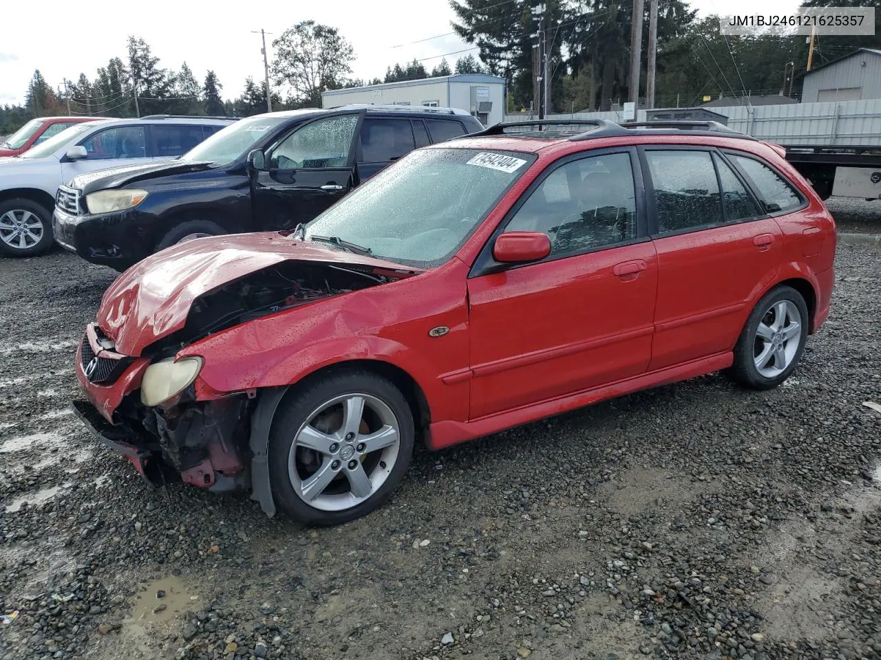 2002 Mazda Protege Pr5 VIN: JM1BJ246121625357 Lot: 74542404