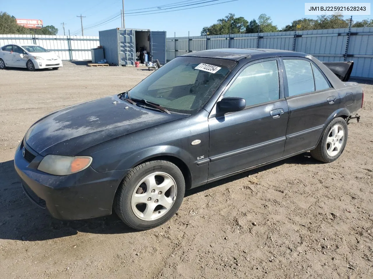 2002 Mazda Protege Dx VIN: JM1BJ225921628243 Lot: 77122254