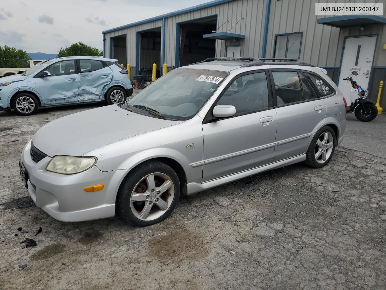 2003 Mazda Protege Pr5 VIN: JM1BJ245131200147 Lot: 62848564