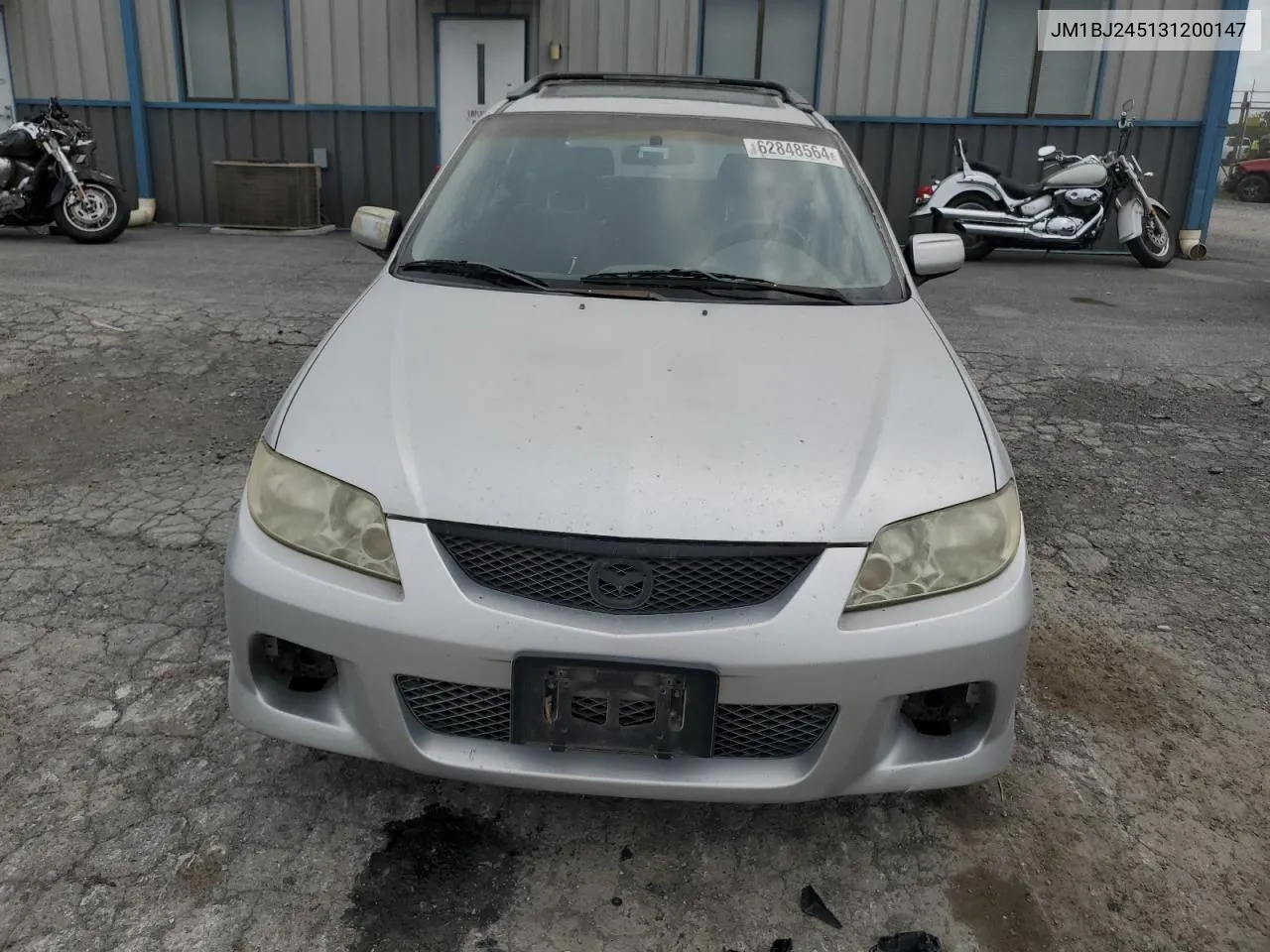 2003 Mazda Protege Pr5 VIN: JM1BJ245131200147 Lot: 62848564