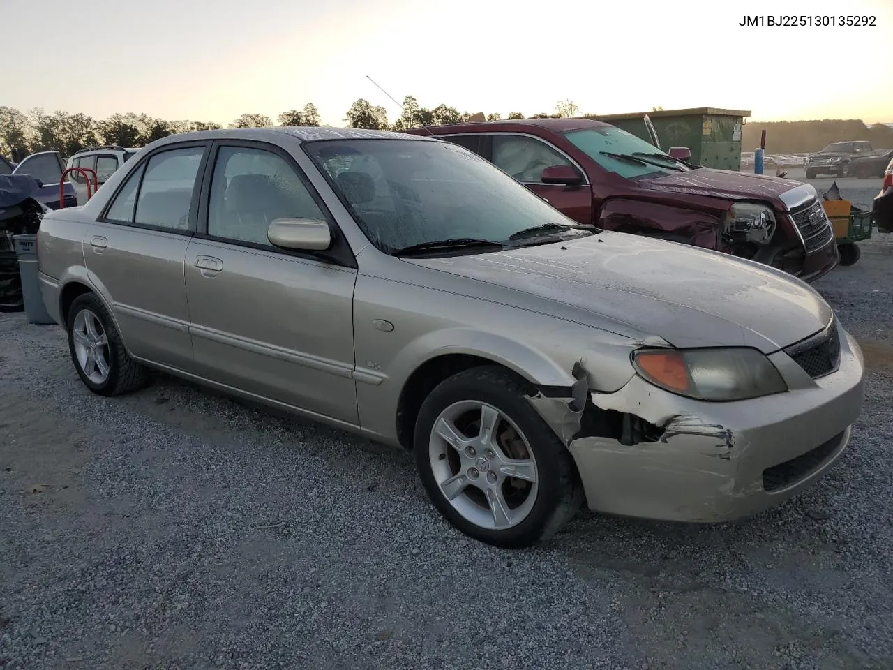 2003 Mazda Protege Dx VIN: JM1BJ225130135292 Lot: 72964524