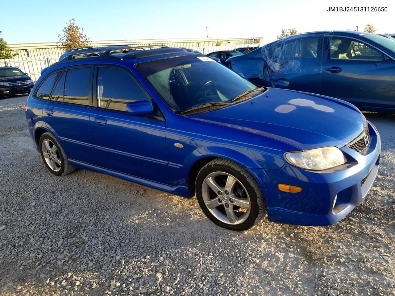 2003 Mazda Protege Pr5 VIN: JM1BJ245131126650 Lot: 74564674