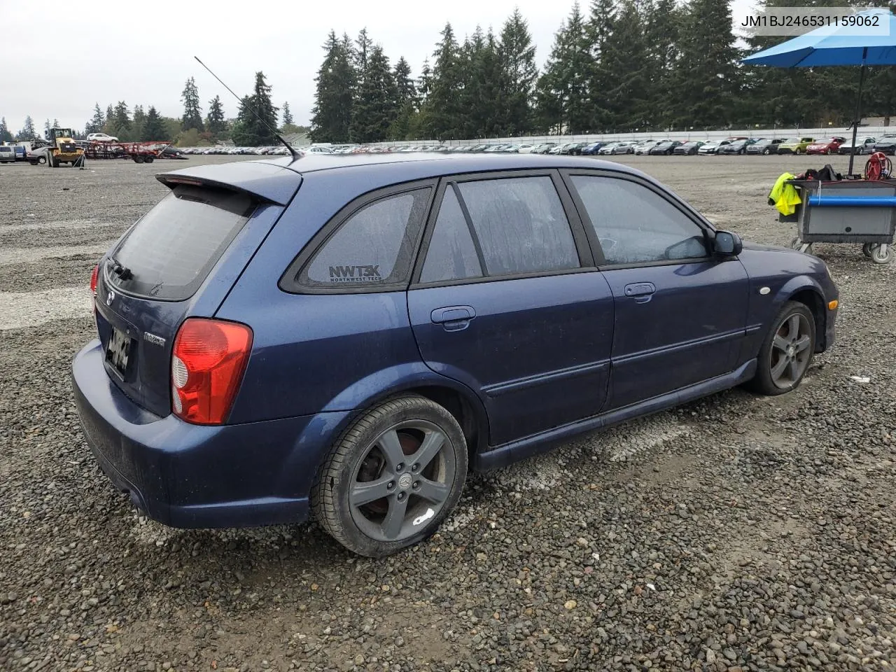 2003 Mazda Protege Pr5 VIN: JM1BJ246531159062 Lot: 75139464