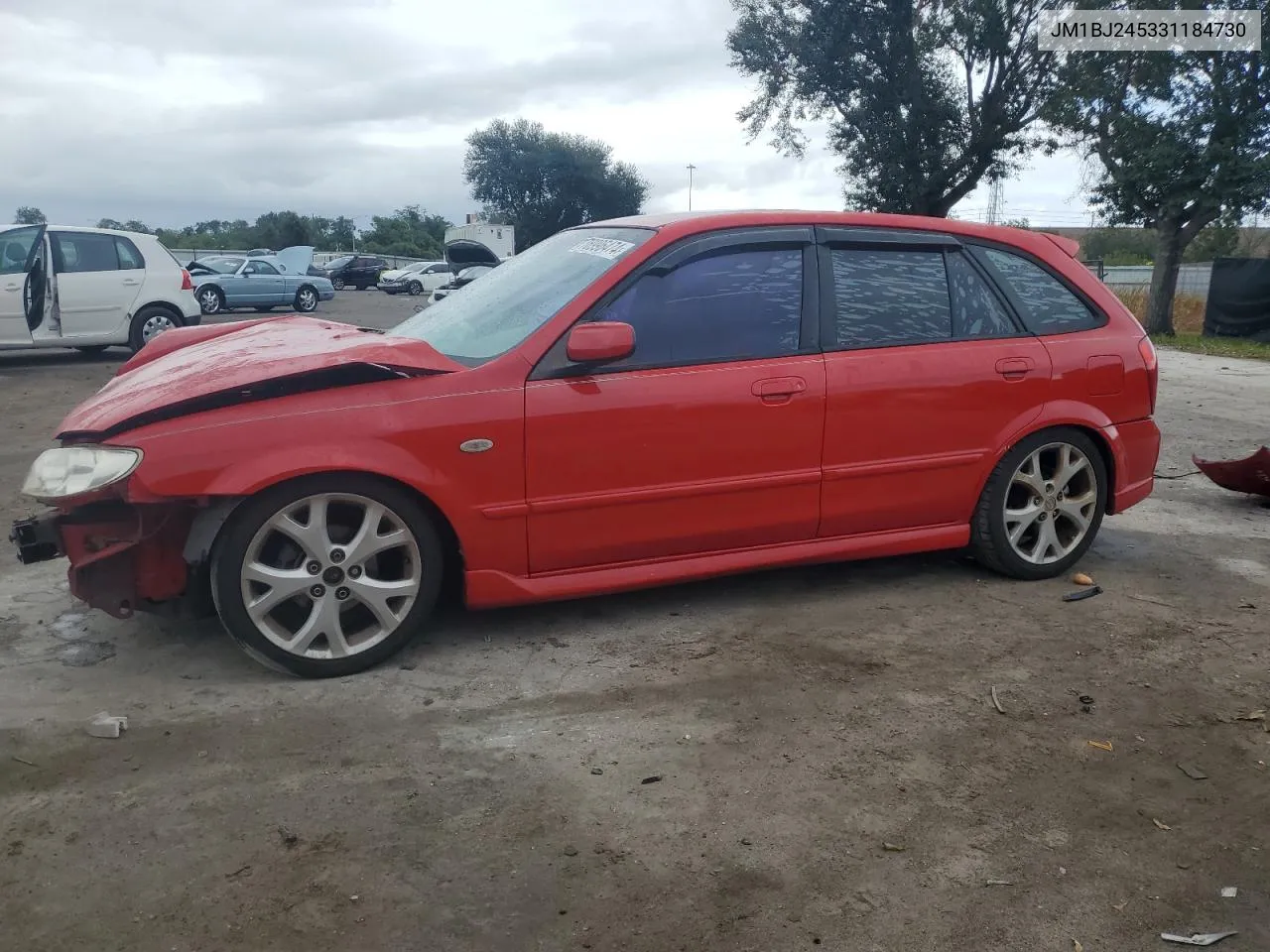 2003 Mazda Protege Pr5 VIN: JM1BJ245331184730 Lot: 78996474