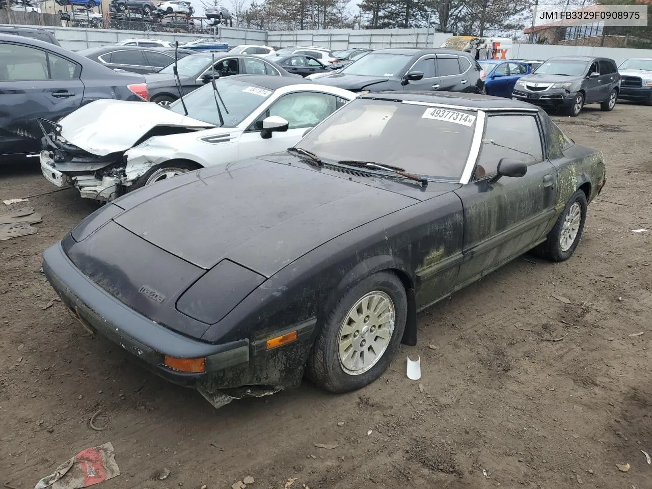 1985 Mazda Rx7 13B VIN: JM1FB3329F0908975 Lot: 49377314