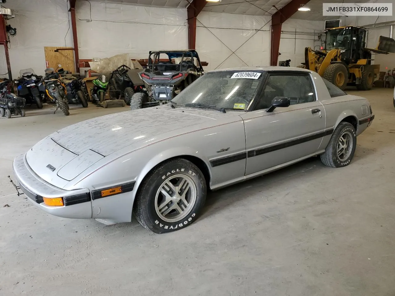 1985 Mazda Rx7 12A VIN: JM1FB331XF0864699 Lot: 62039604