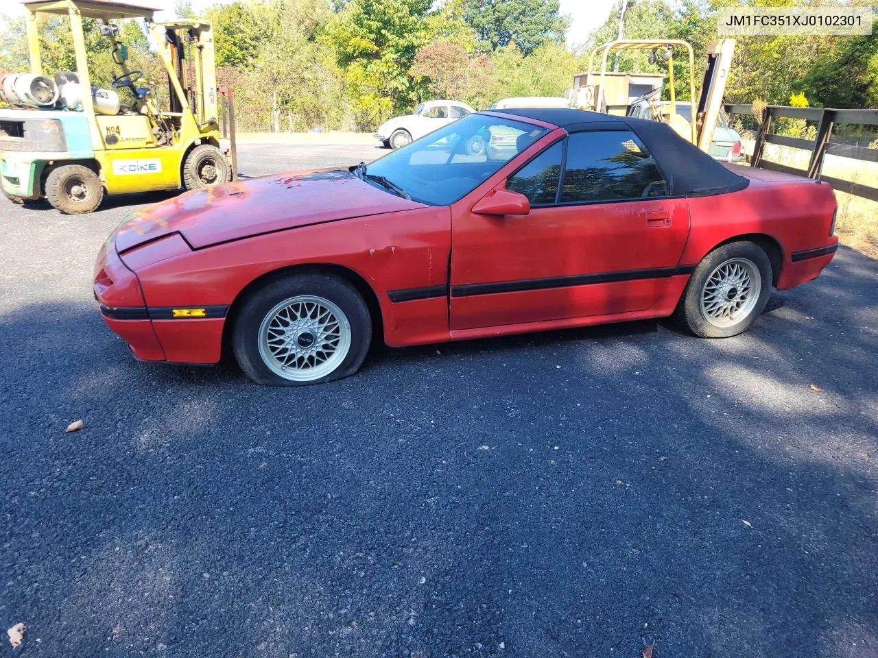 1988 Mazda Rx7 VIN: JM1FC351XJ0102301 Lot: 71635154