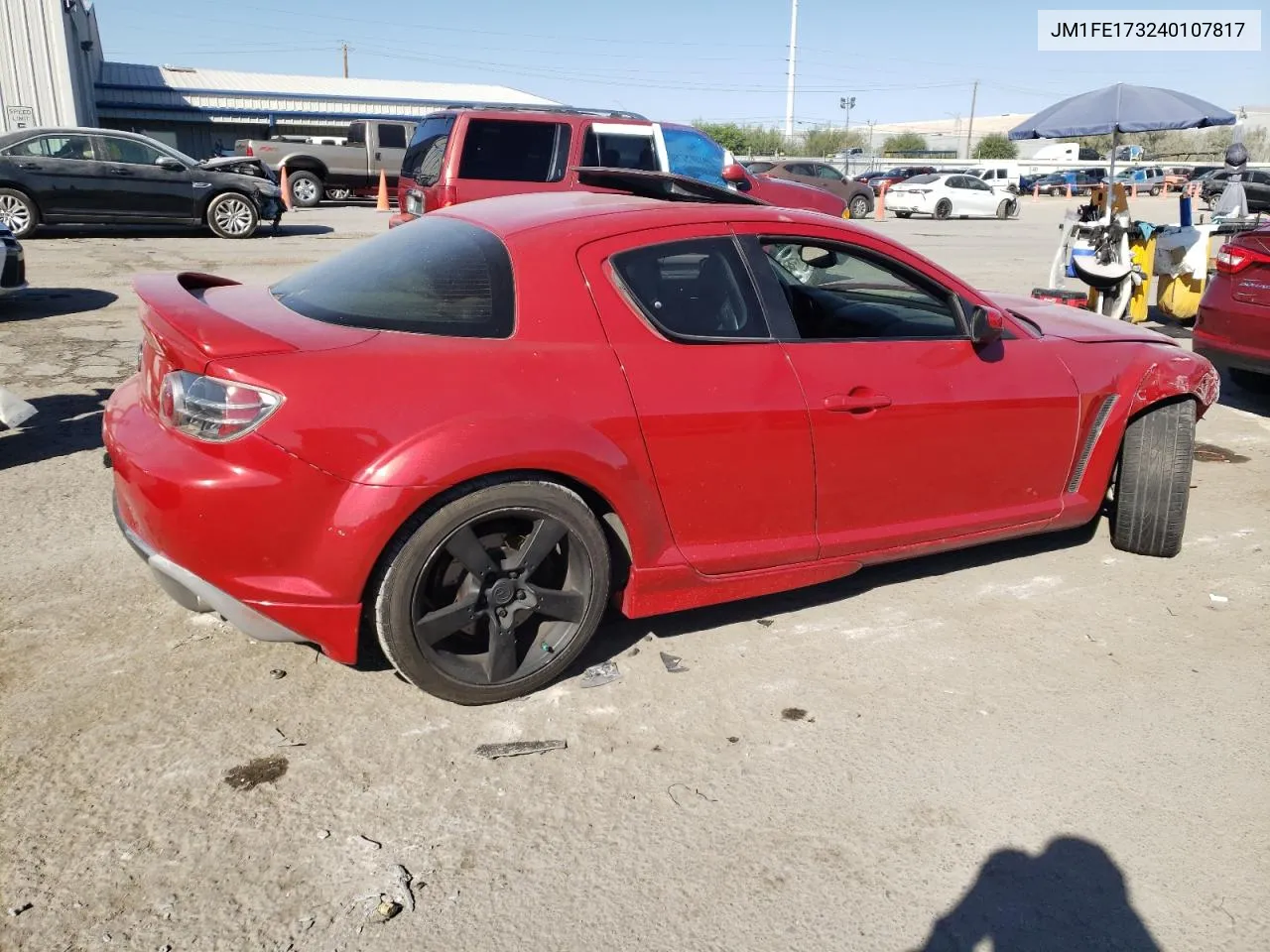 2004 Mazda Rx8 VIN: JM1FE173240107817 Lot: 75936604