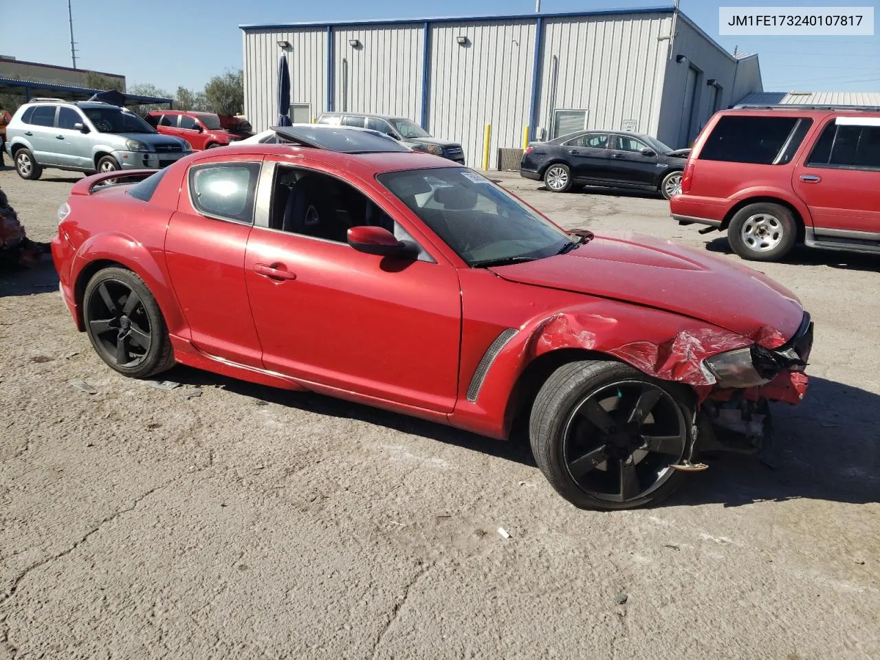 2004 Mazda Rx8 VIN: JM1FE173240107817 Lot: 75936604