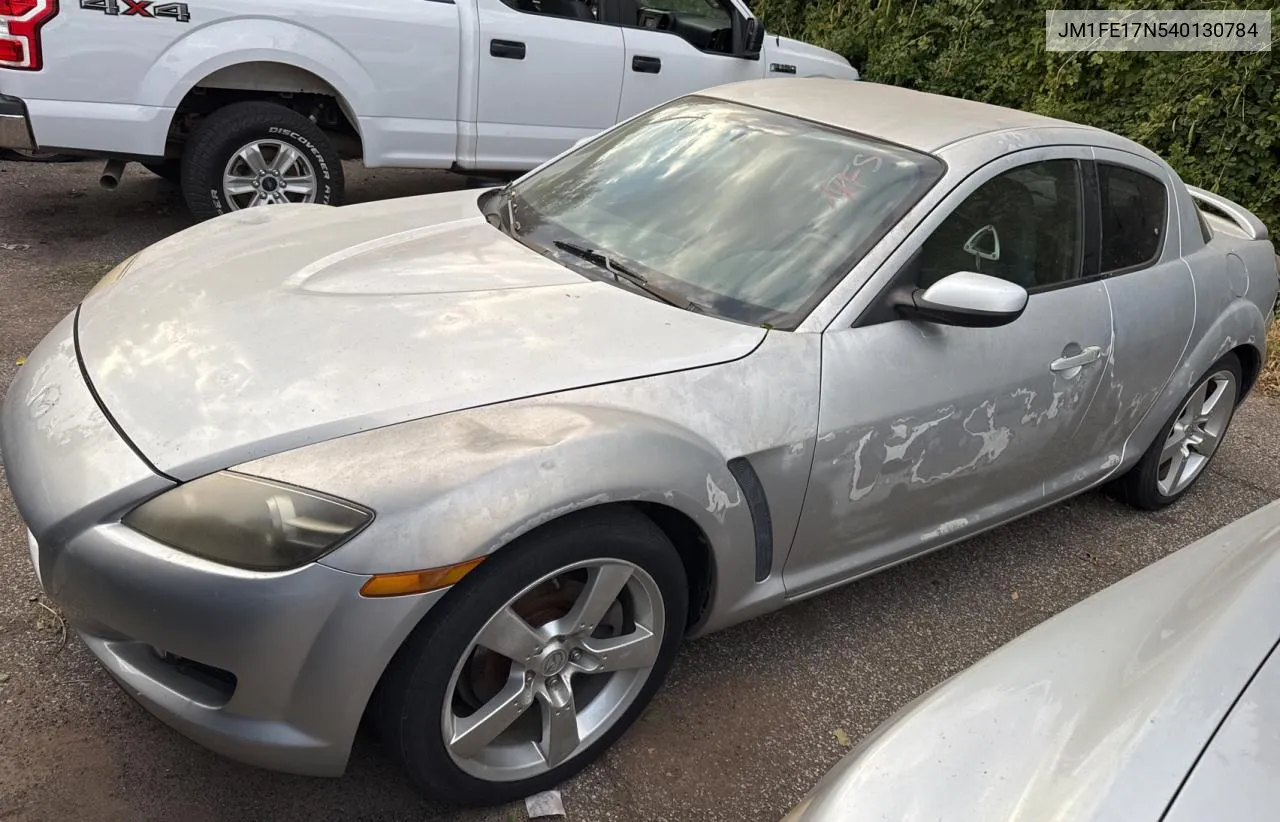 2004 Mazda Rx8 VIN: JM1FE17N540130784 Lot: 76628734