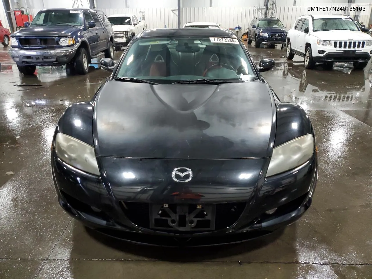 2004 Mazda Rx8 VIN: JM1FE17N240135103 Lot: 77572594