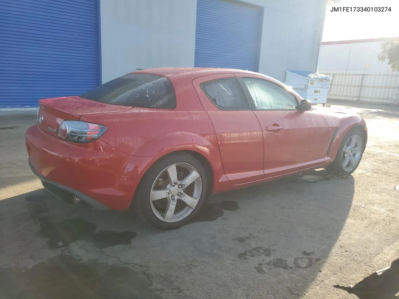 2004 Mazda Rx8 VIN: JM1FE173340103274 Lot: 80391344