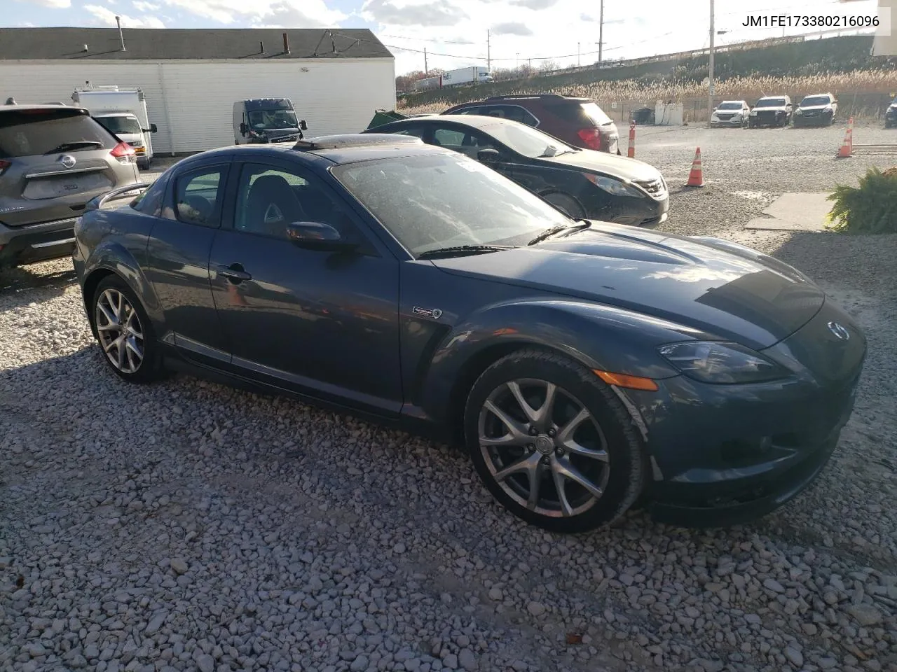 2008 Mazda Rx8 VIN: JM1FE173380216096 Lot: 78941744