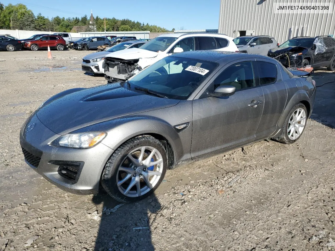 2009 Mazda Rx8 VIN: JM1FE174X90401398 Lot: 72007104