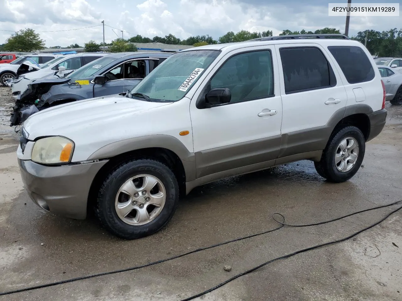 4F2YU09151KM19289 2001 Mazda Tribute Lx