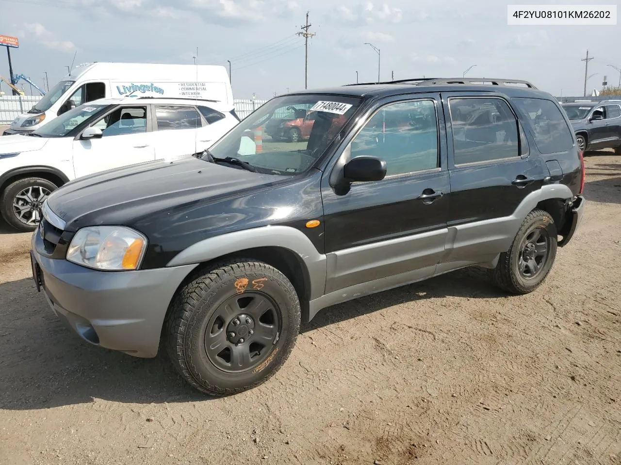 2001 Mazda Tribute Lx VIN: 4F2YU08101KM26202 Lot: 71480044