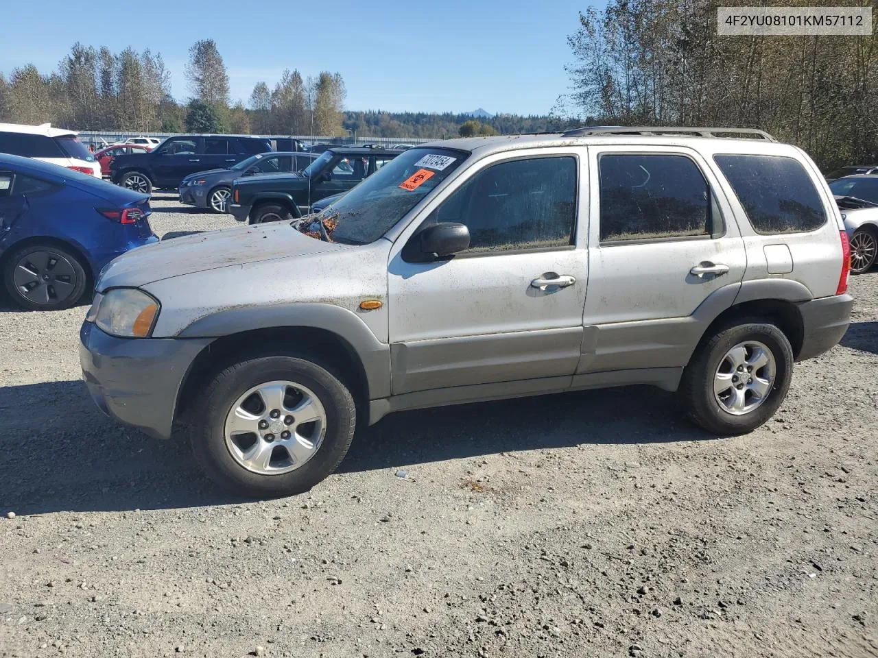 4F2YU08101KM57112 2001 Mazda Tribute Lx