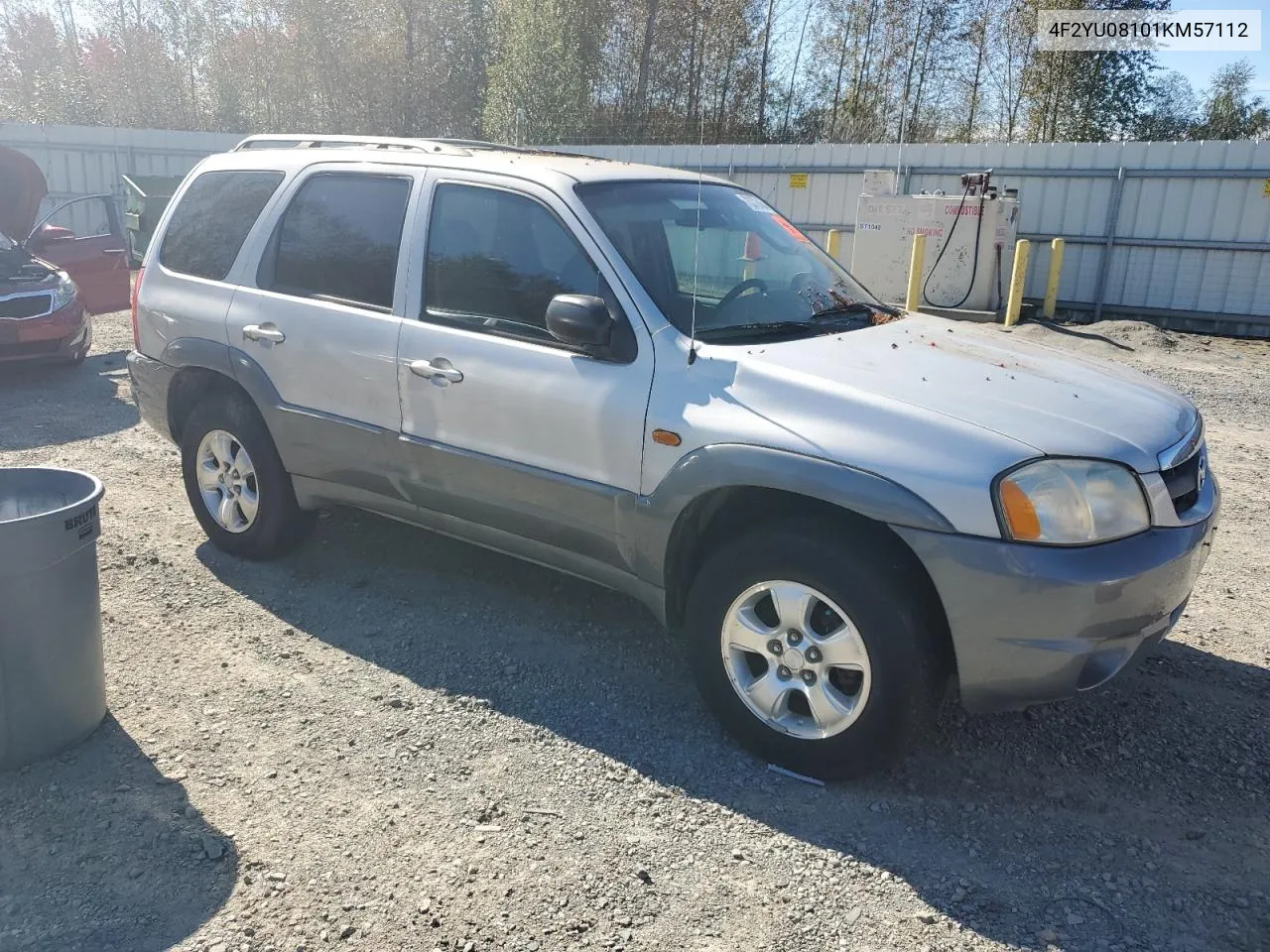 4F2YU08101KM57112 2001 Mazda Tribute Lx