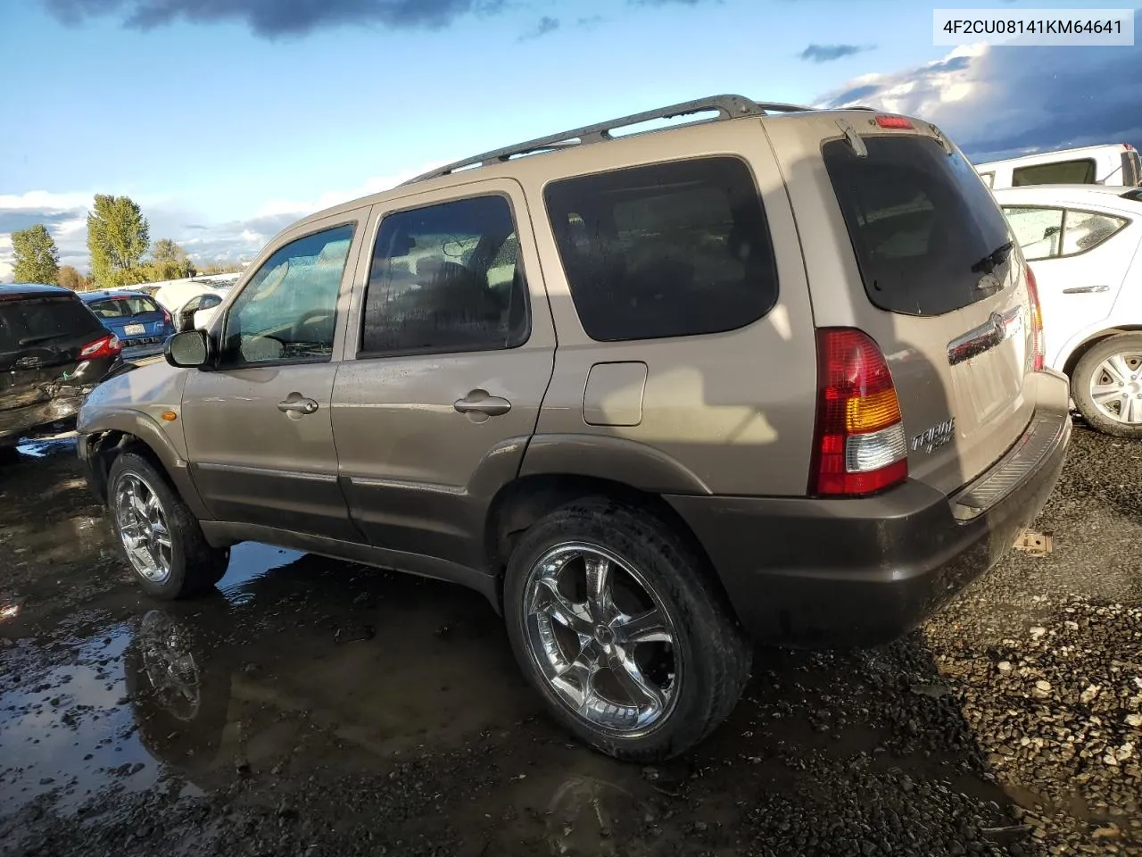 2001 Mazda Tribute Lx VIN: 4F2CU08141KM64641 Lot: 78269324