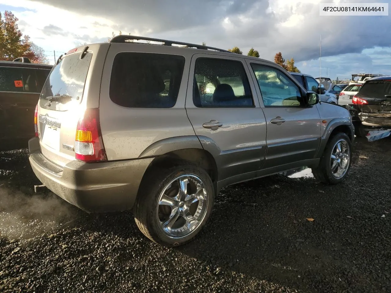 2001 Mazda Tribute Lx VIN: 4F2CU08141KM64641 Lot: 78269324