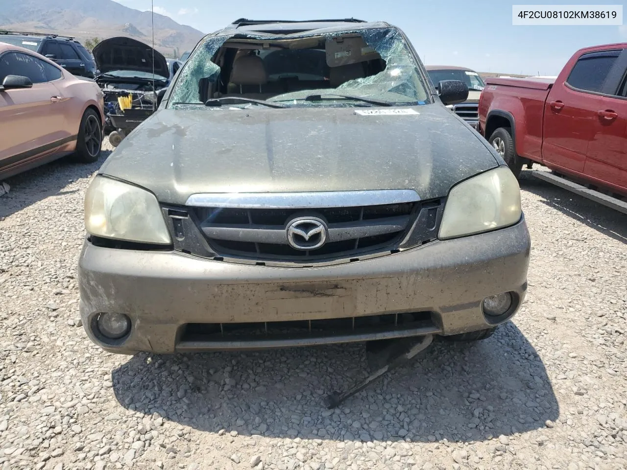 2002 Mazda Tribute Lx VIN: 4F2CU08102KM38619 Lot: 62801924