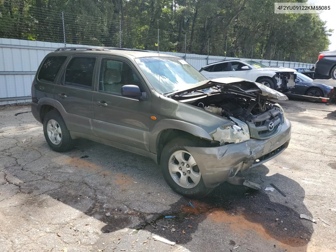 4F2YU09122KM55085 2002 Mazda Tribute Lx