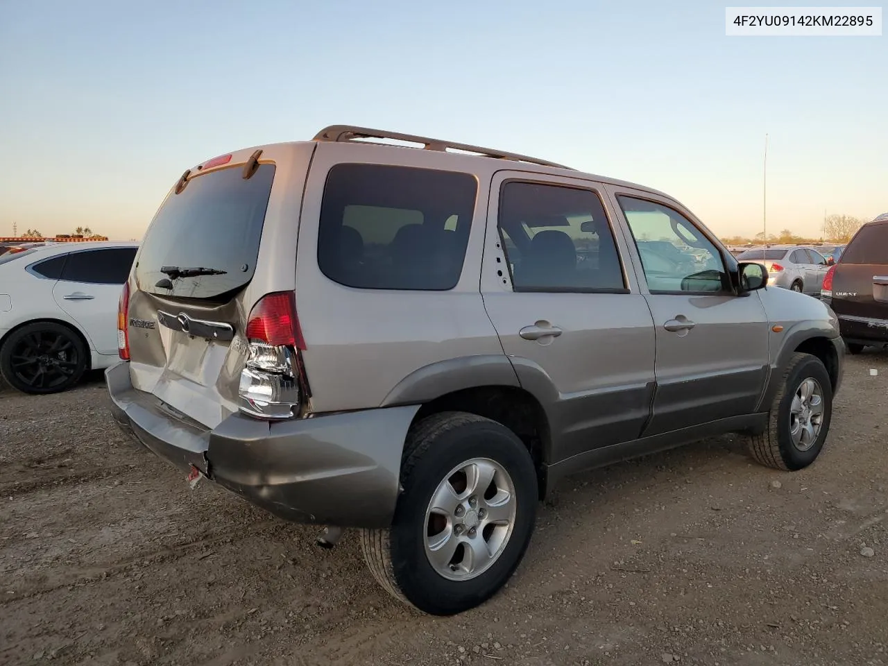 4F2YU09142KM22895 2002 Mazda Tribute Lx