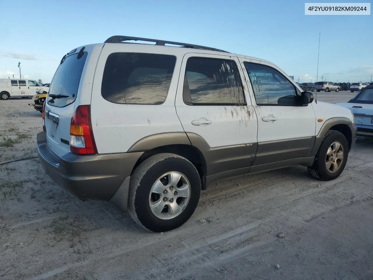 2002 Mazda Tribute Lx VIN: 4F2YU09182KM09244 Lot: 76758954