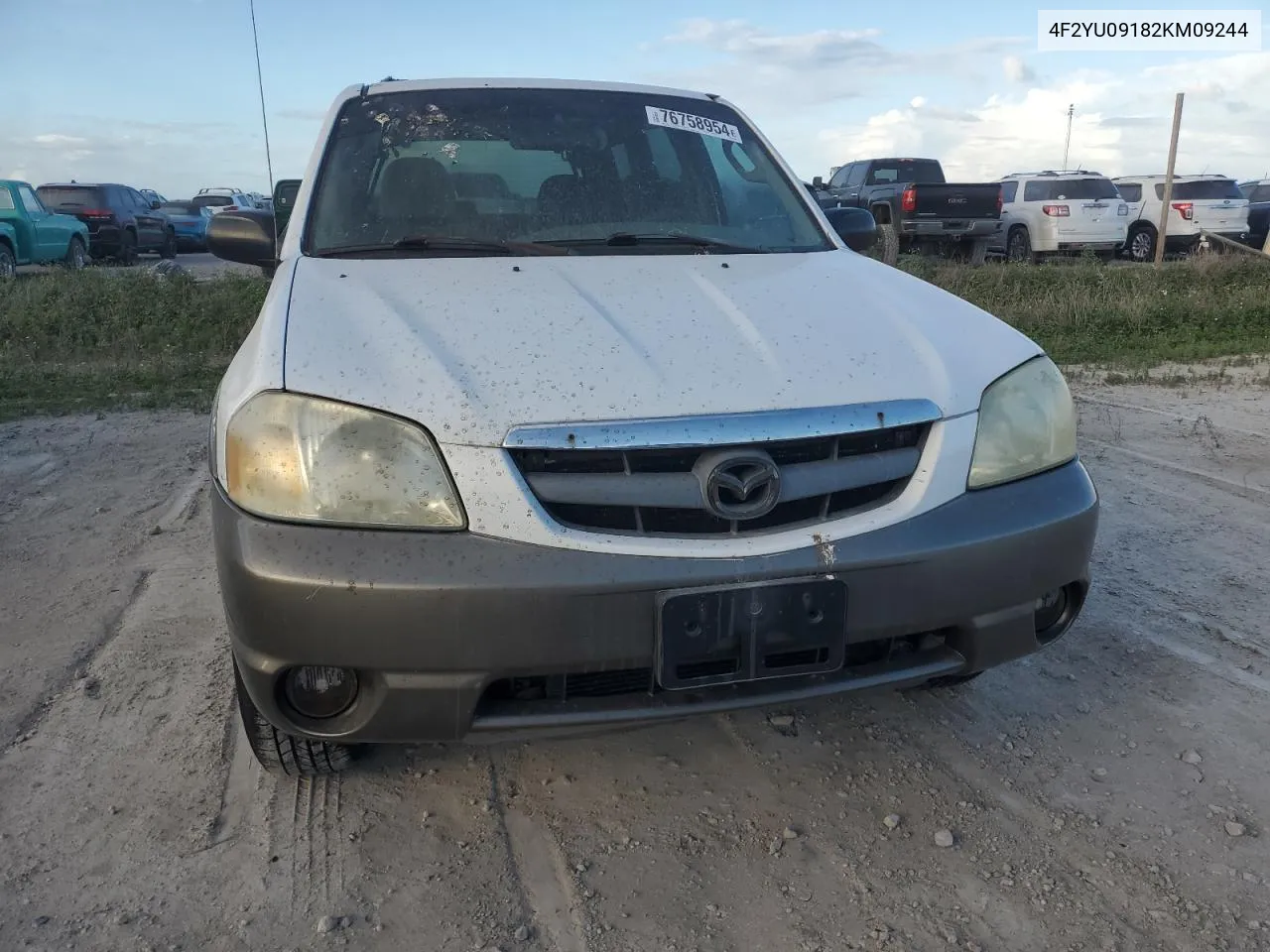 2002 Mazda Tribute Lx VIN: 4F2YU09182KM09244 Lot: 76758954