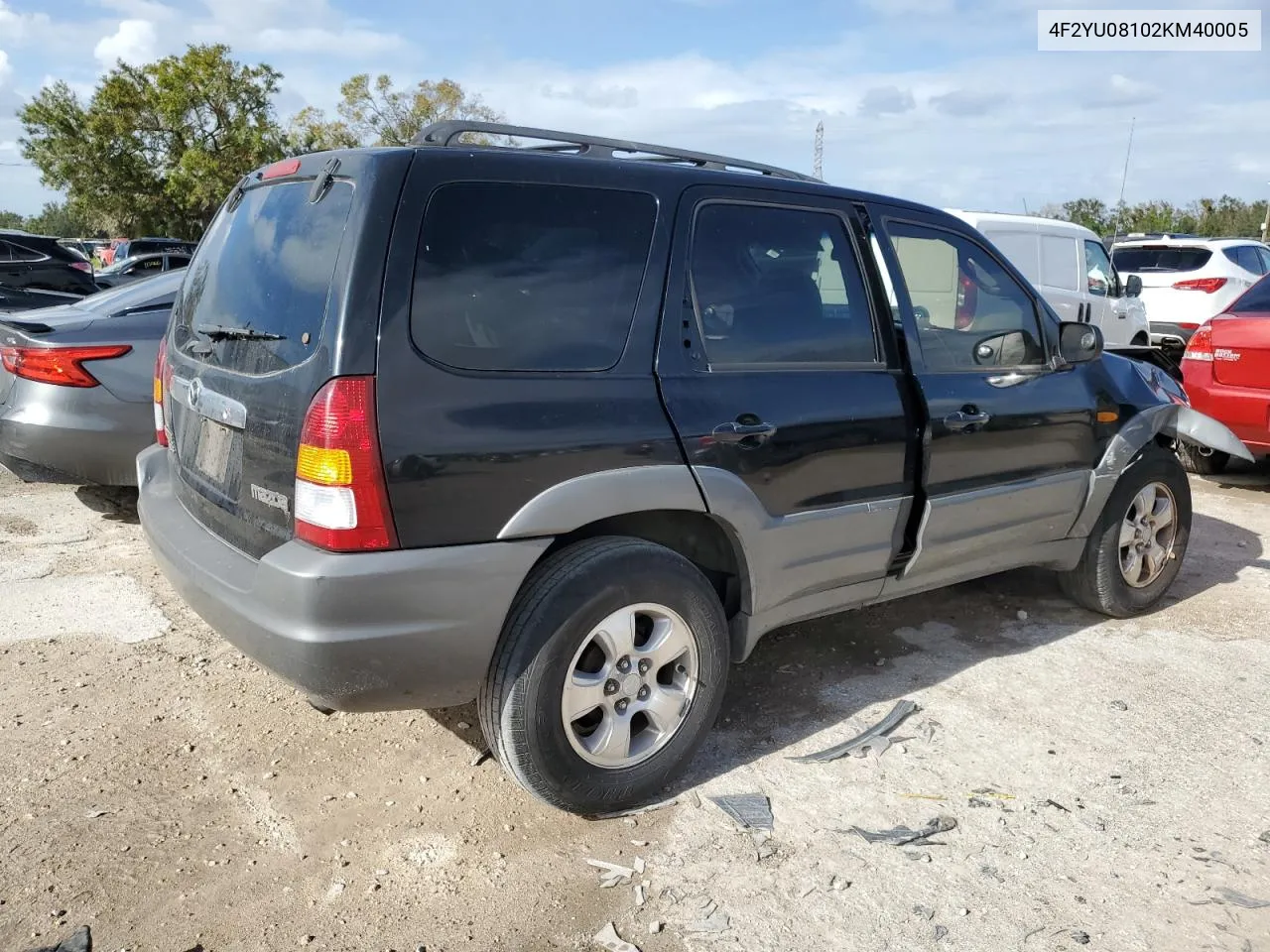 2002 Mazda Tribute Lx VIN: 4F2YU08102KM40005 Lot: 78606844