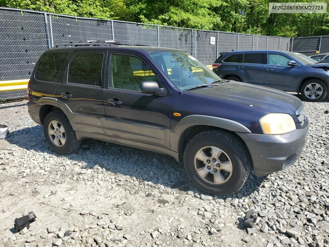 2003 Mazda Tribute Es VIN: 4F2CZ06183KM27728 Lot: 52877034