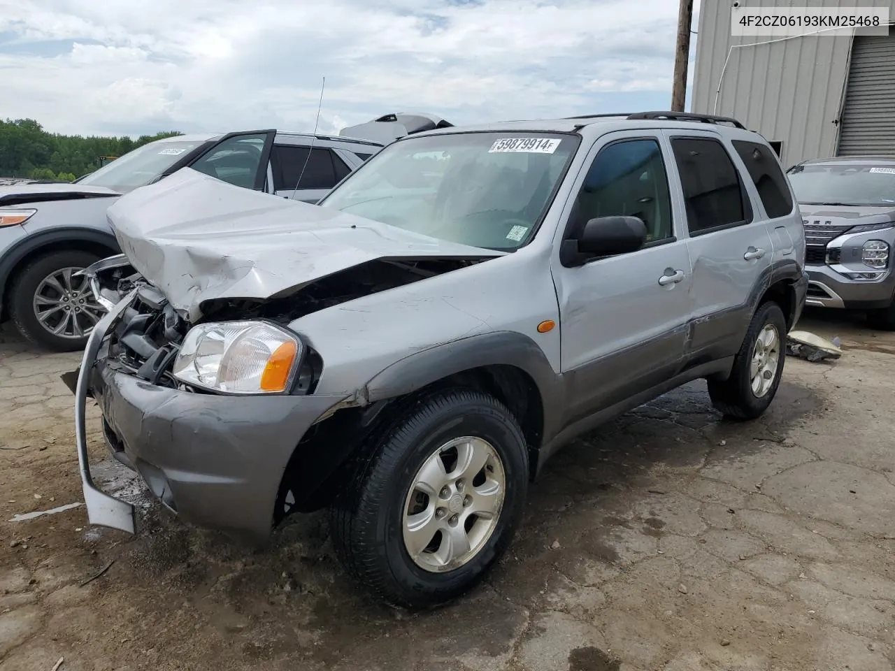 2003 Mazda Tribute Es VIN: 4F2CZ06193KM25468 Lot: 59879914