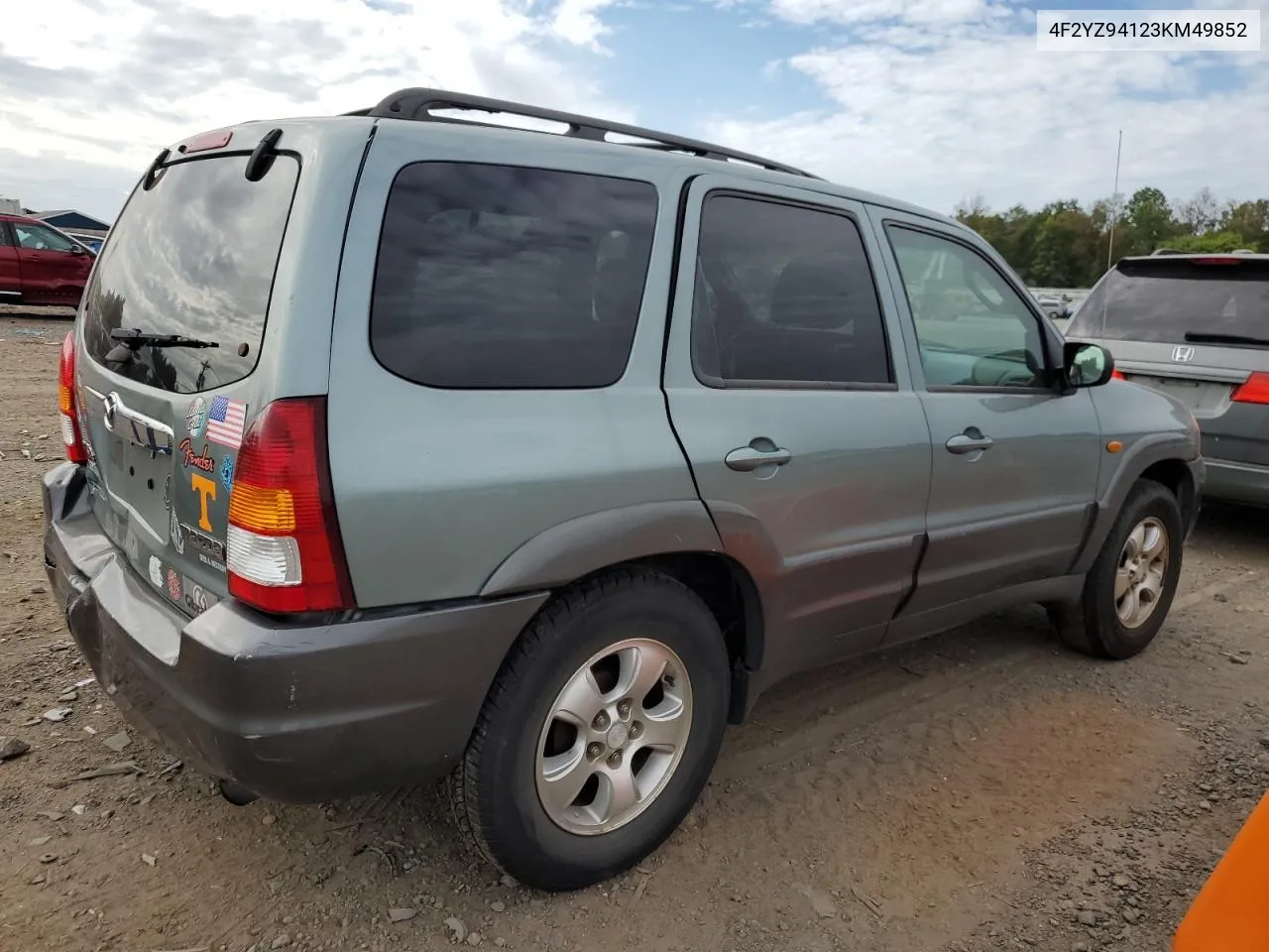 4F2YZ94123KM49852 2003 Mazda Tribute Lx