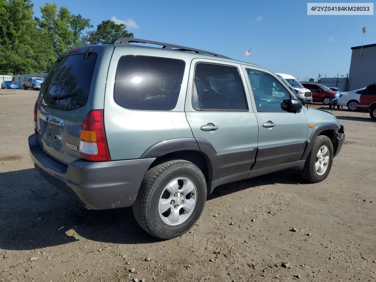 2004 Mazda Tribute Lx VIN: 4F2YZ04184KM28033 Lot: 59688064