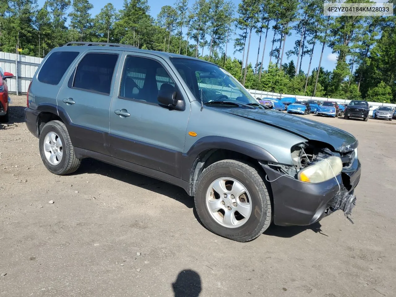 4F2YZ04184KM28033 2004 Mazda Tribute Lx