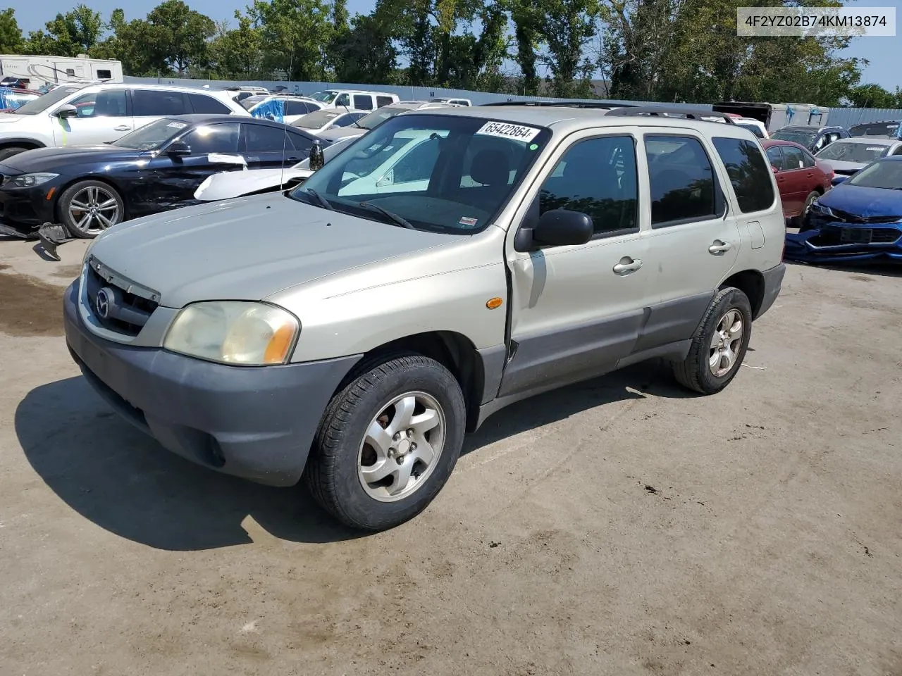 2004 Mazda Tribute Dx VIN: 4F2YZ02B74KM13874 Lot: 65422864