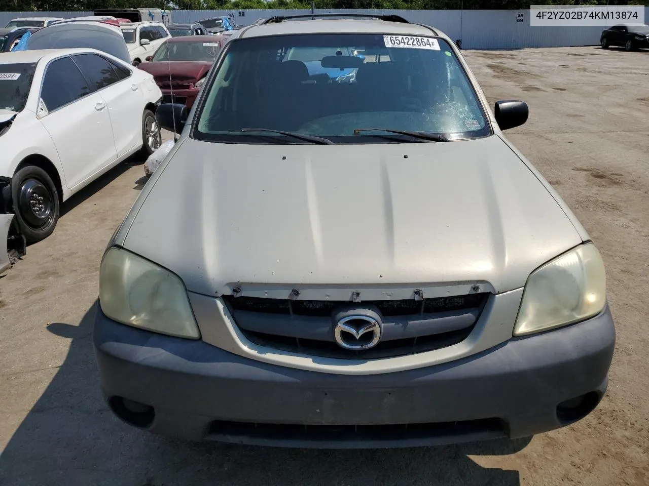 2004 Mazda Tribute Dx VIN: 4F2YZ02B74KM13874 Lot: 65422864