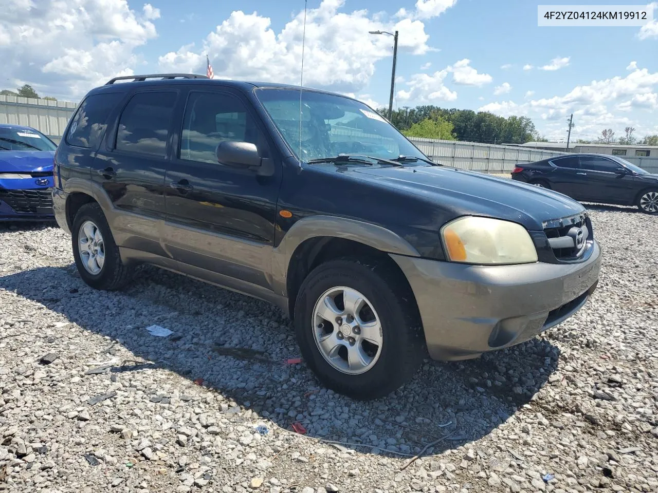 4F2YZ04124KM19912 2004 Mazda Tribute Lx