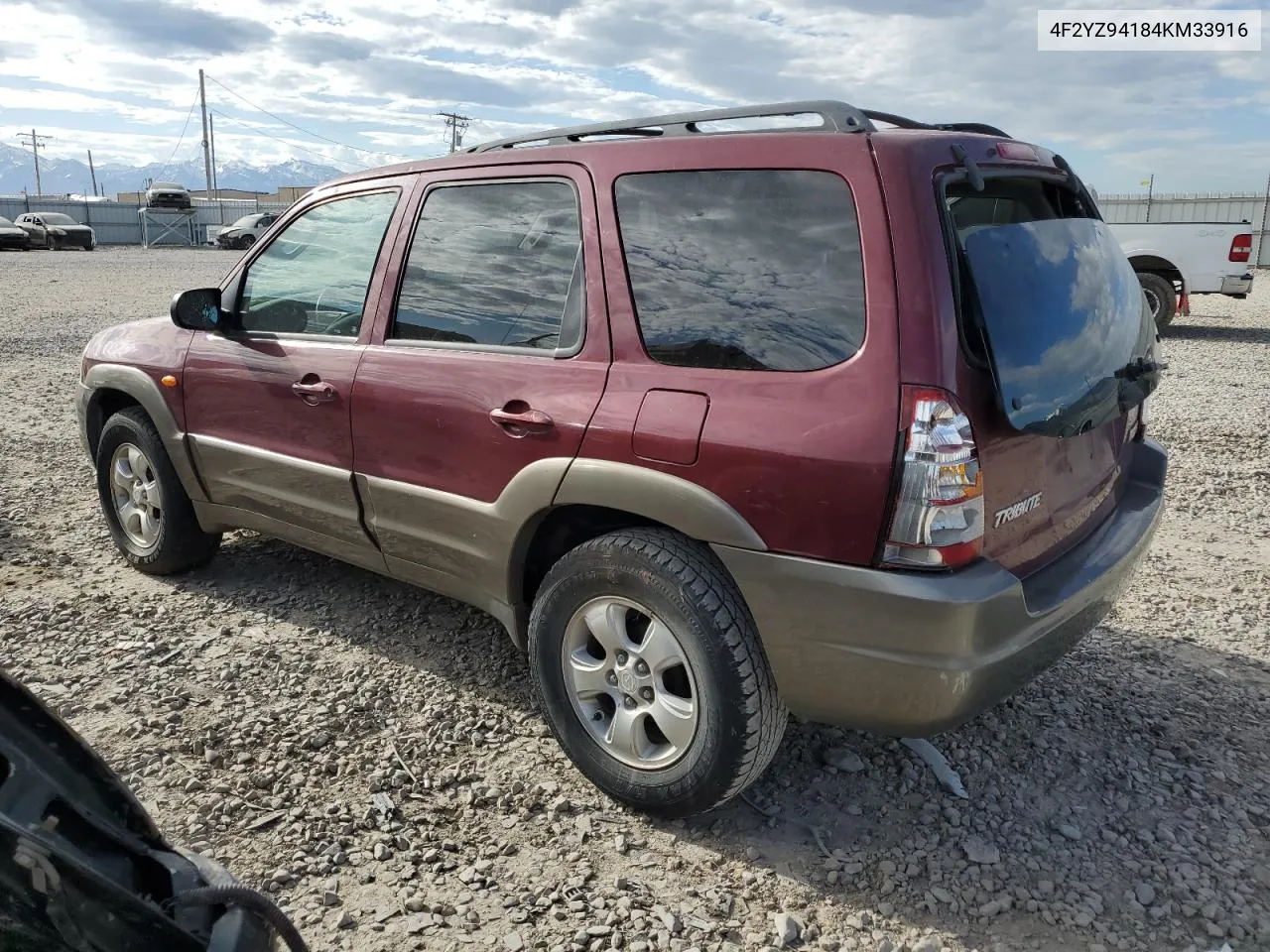 4F2YZ94184KM33916 2004 Mazda Tribute Lx