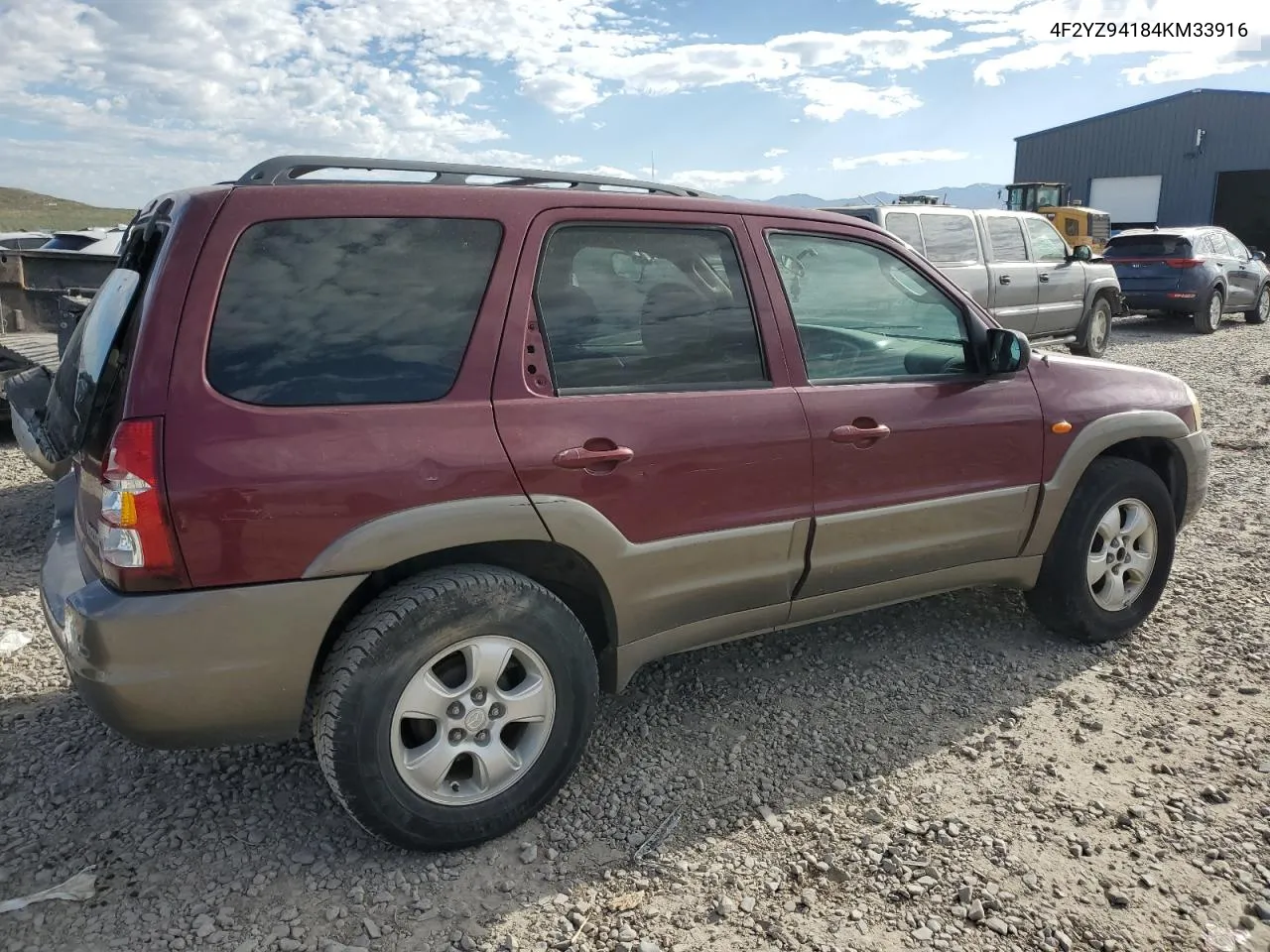 2004 Mazda Tribute Lx VIN: 4F2YZ94184KM33916 Lot: 70839734