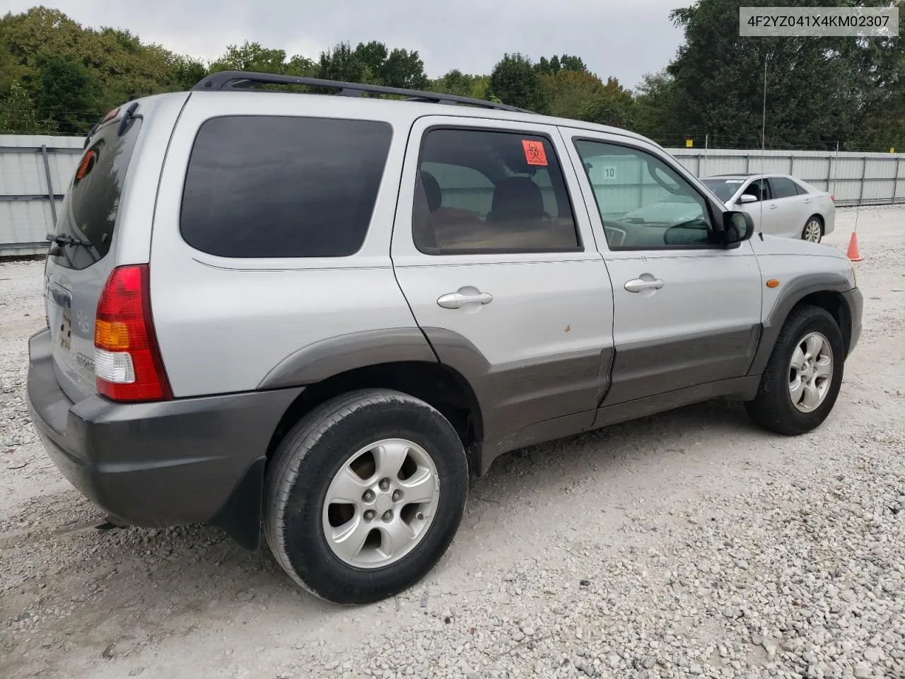 2004 Mazda Tribute Lx VIN: 4F2YZ041X4KM02307 Lot: 71058524