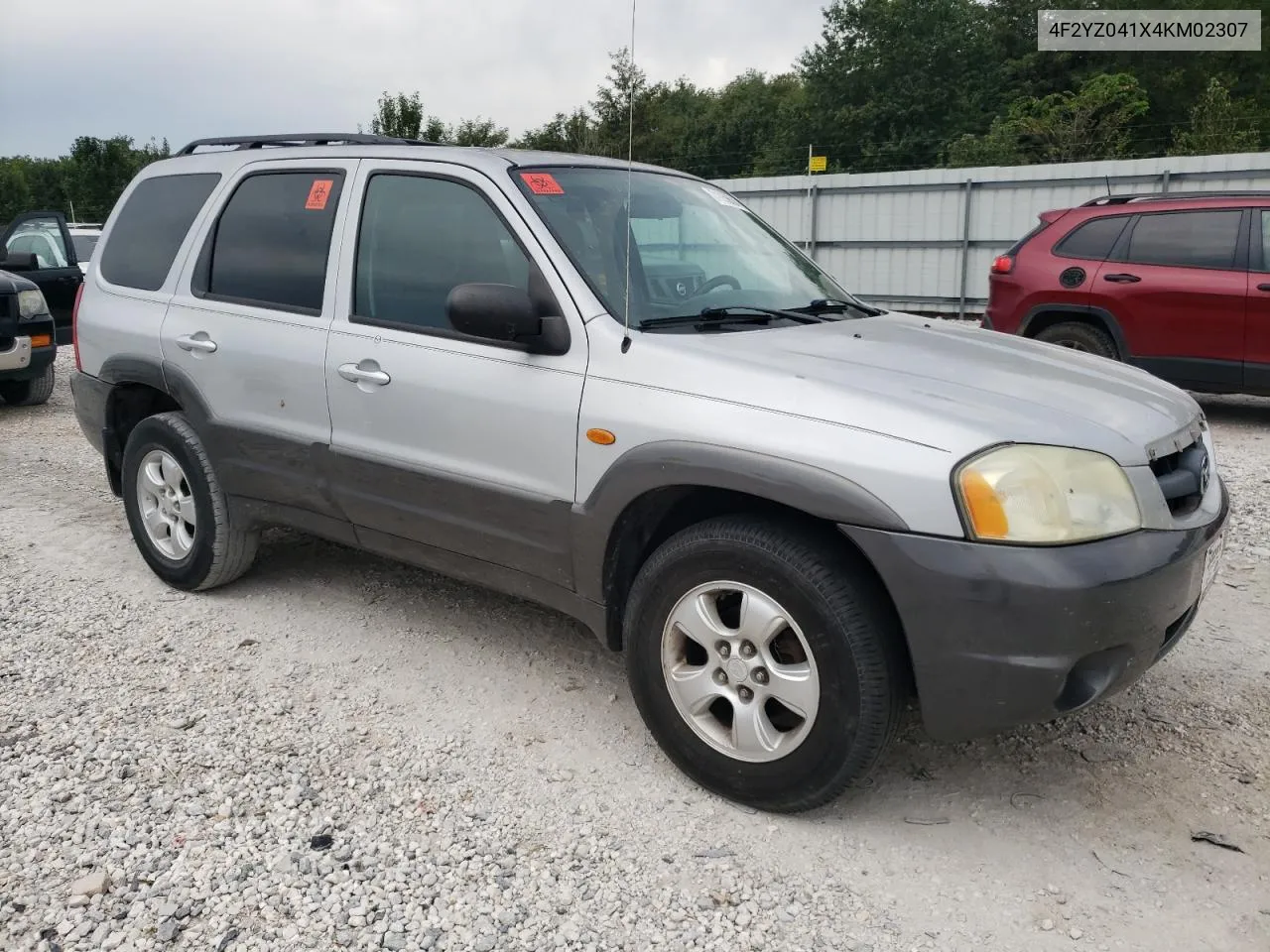 2004 Mazda Tribute Lx VIN: 4F2YZ041X4KM02307 Lot: 71058524