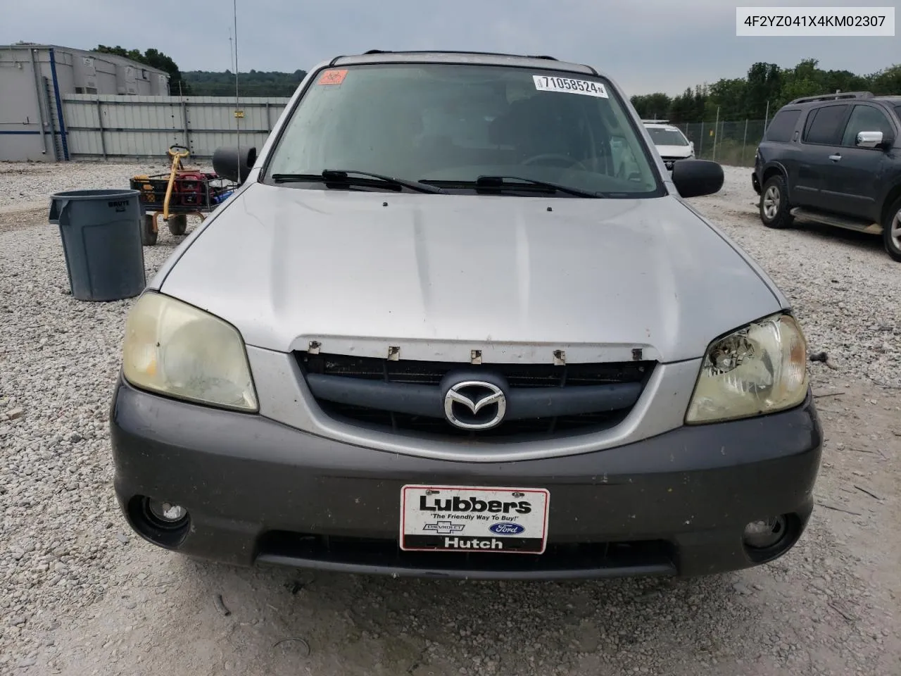 2004 Mazda Tribute Lx VIN: 4F2YZ041X4KM02307 Lot: 71058524