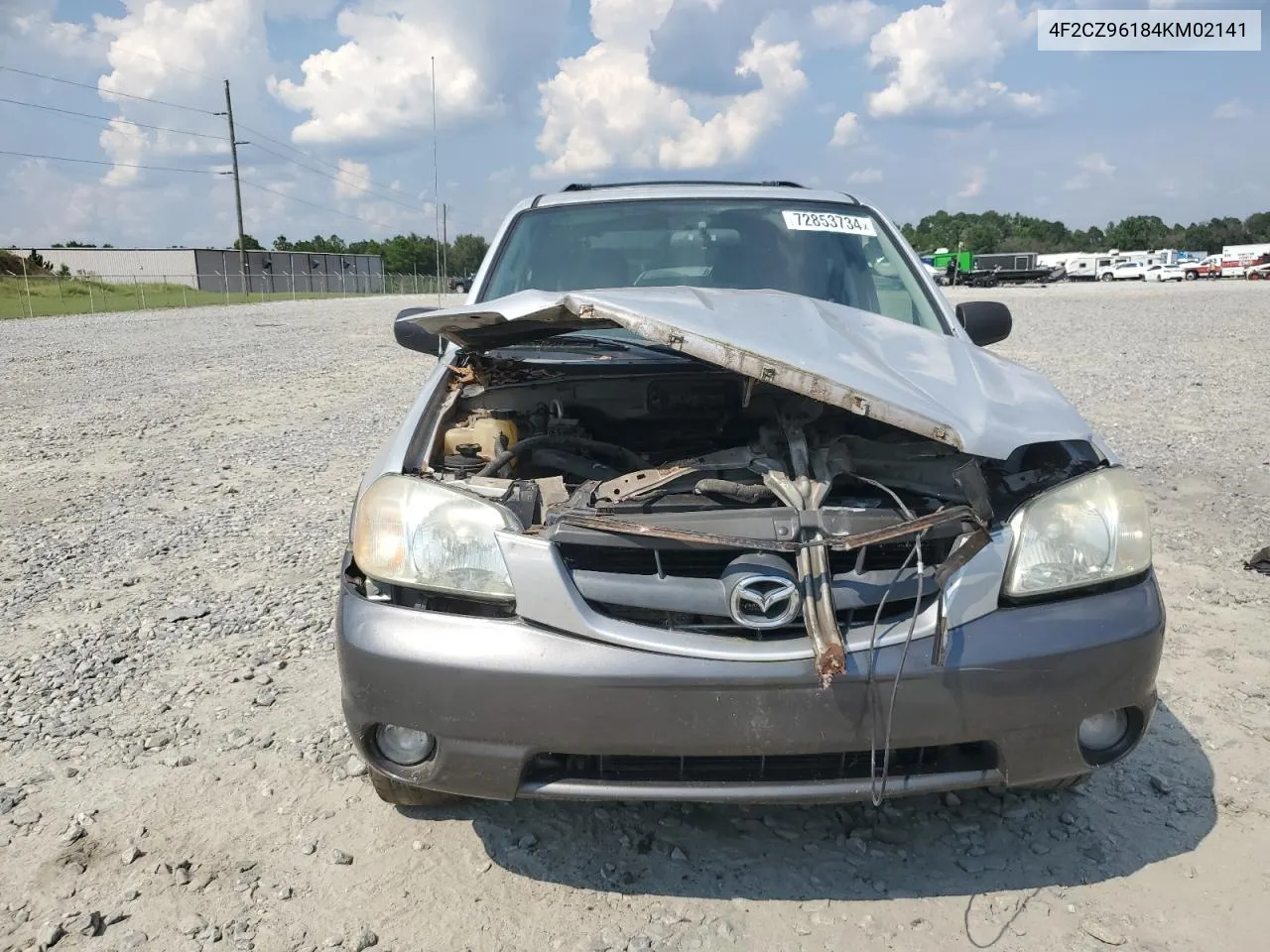 2004 Mazda Tribute Es VIN: 4F2CZ96184KM02141 Lot: 72853734