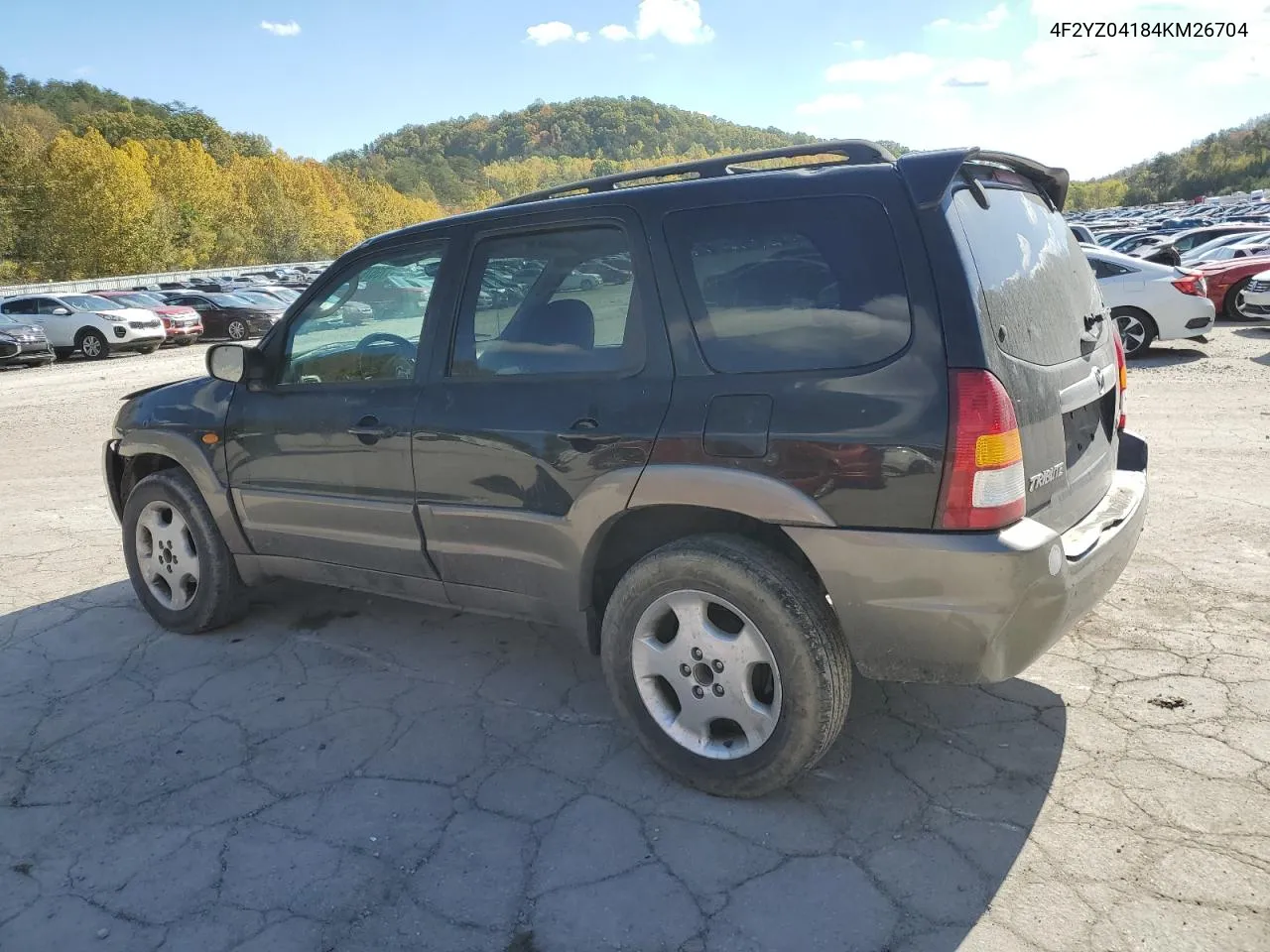 2004 Mazda Tribute Lx VIN: 4F2YZ04184KM26704 Lot: 76076354