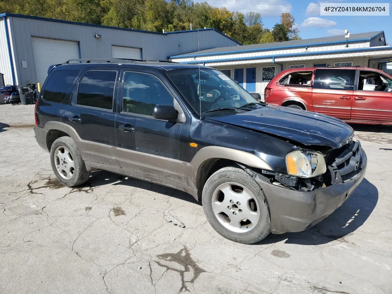 2004 Mazda Tribute Lx VIN: 4F2YZ04184KM26704 Lot: 76076354