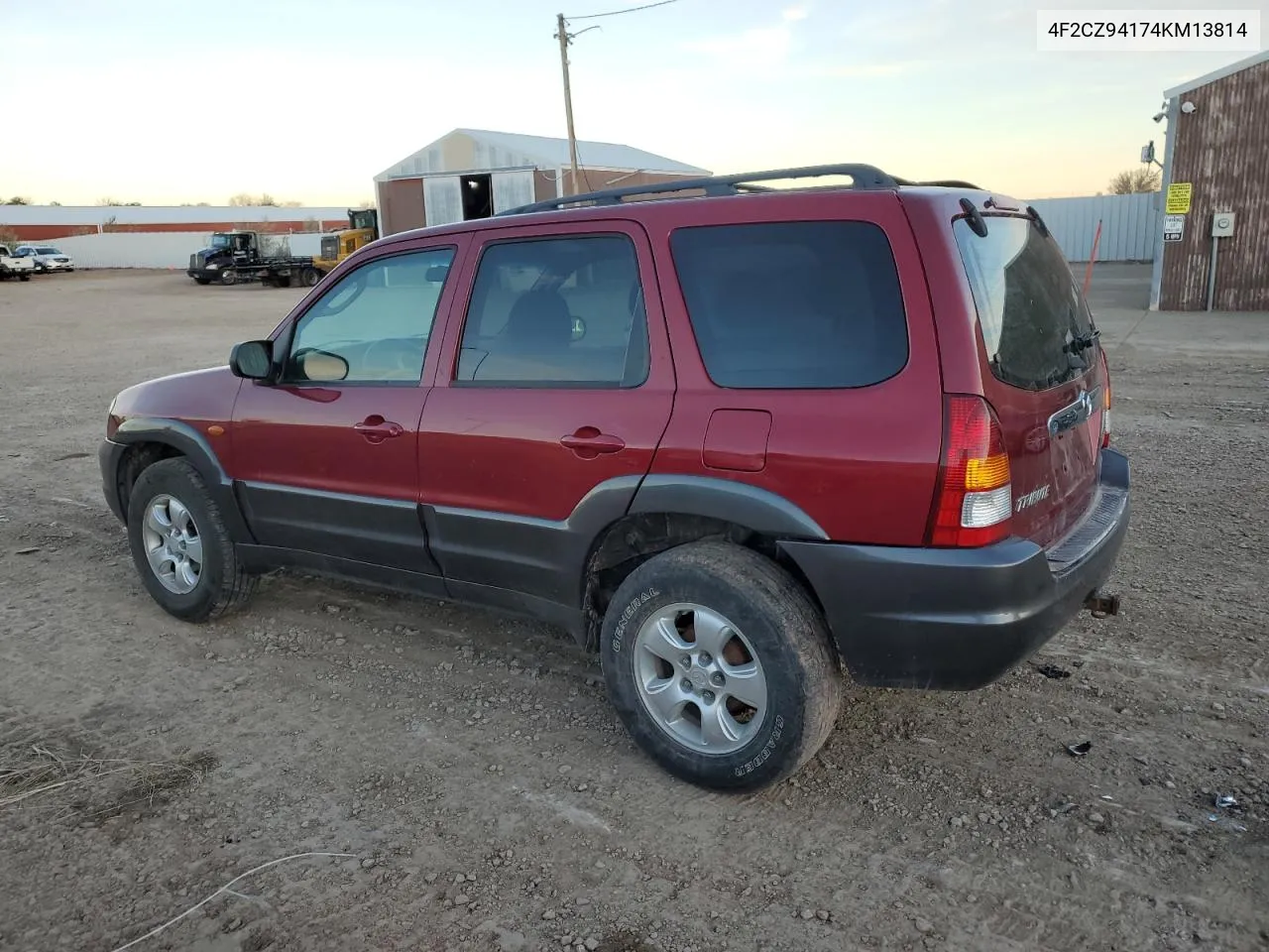 2004 Mazda Tribute Lx VIN: 4F2CZ94174KM13814 Lot: 78626164