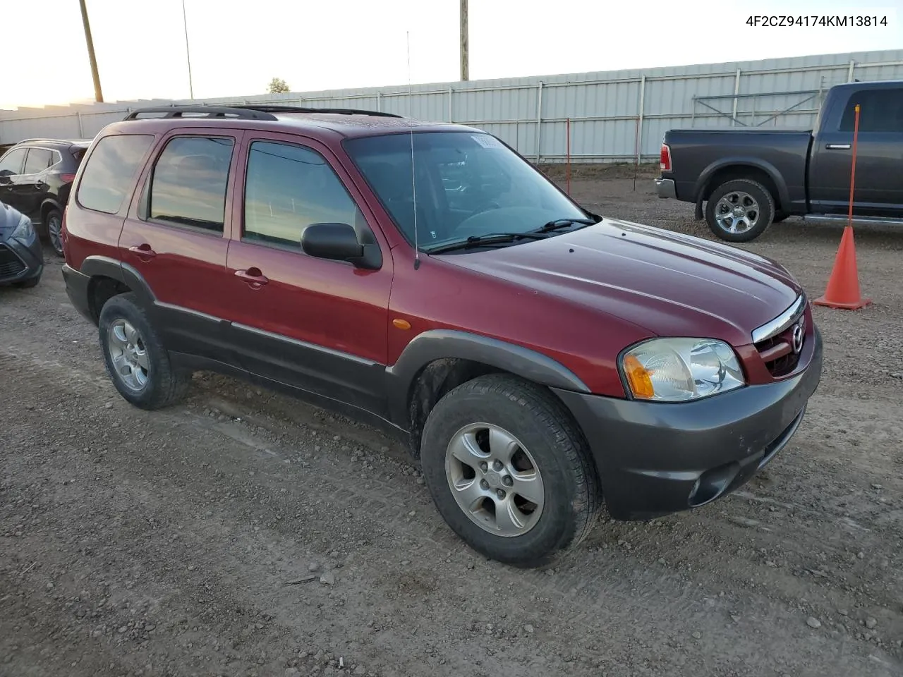 2004 Mazda Tribute Lx VIN: 4F2CZ94174KM13814 Lot: 78626164