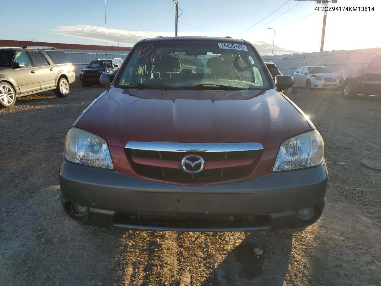 2004 Mazda Tribute Lx VIN: 4F2CZ94174KM13814 Lot: 78626164